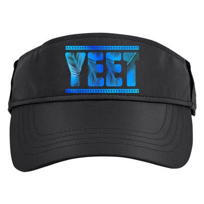 Vintage Retro Yeet Quotes Design Adult Drive Performance Visor