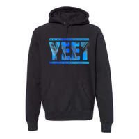 Vintage Retro Yeet S Yeet Ww Quotes Design Premium Hoodie