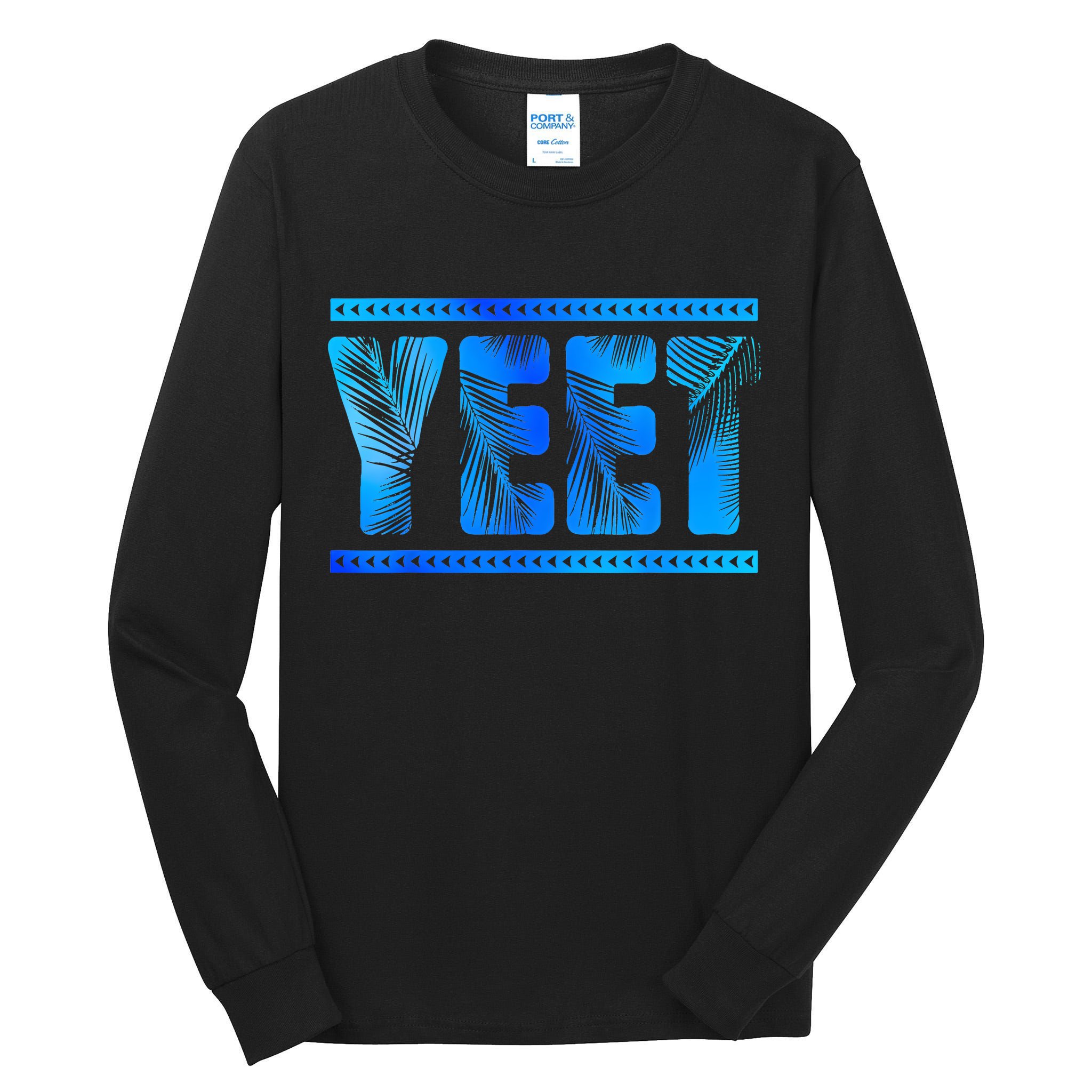 Vintage Retro Yeet Quotes Design Tall Long Sleeve T-Shirt