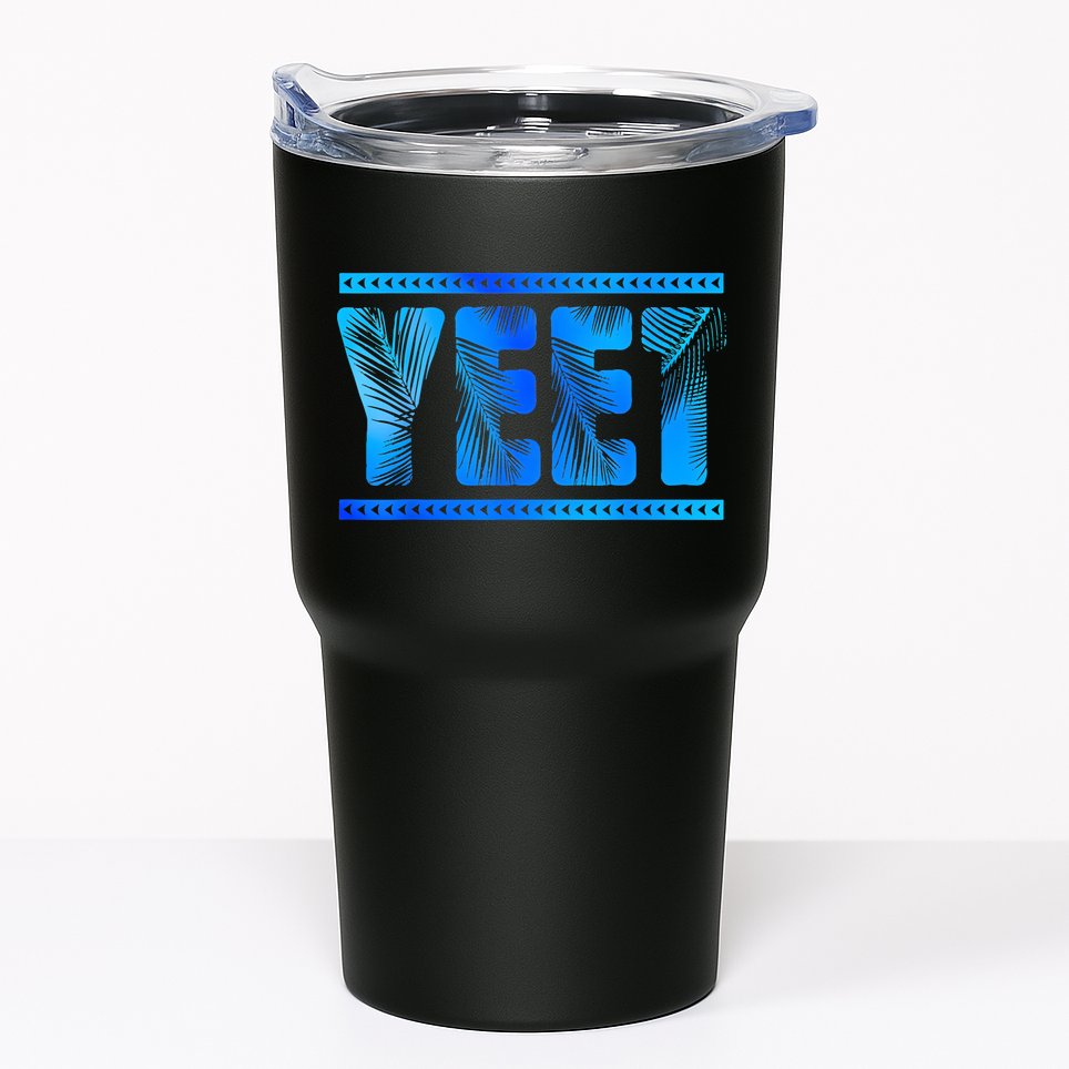 Vintage Retro Yeet Quotes Design Tumbler