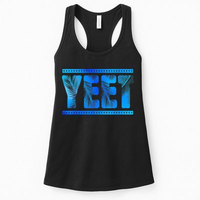 Vintage Retro Yeet Quotes Design Womens Tank Top