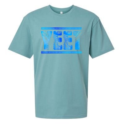 Vintage Retro Yeet S Yeet Ww Quotes Design Sueded Cloud Jersey T-Shirt