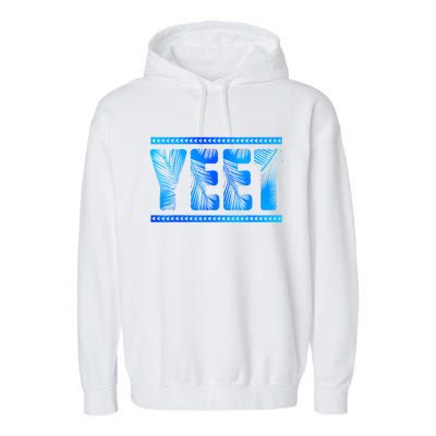 Vintage Retro Yeet S Yeet Ww Quotes Design Garment-Dyed Fleece Hoodie