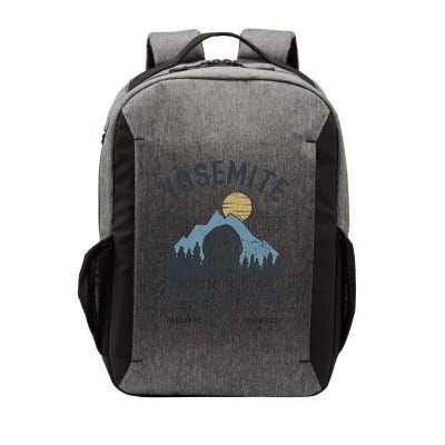 Vintage Retro Yosemite National Park Hiking Gift Vector Backpack