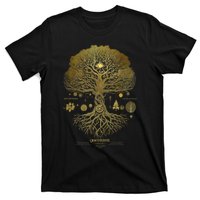 Viking Runes Yggdrasil Tree Of Life Norse T-Shirt