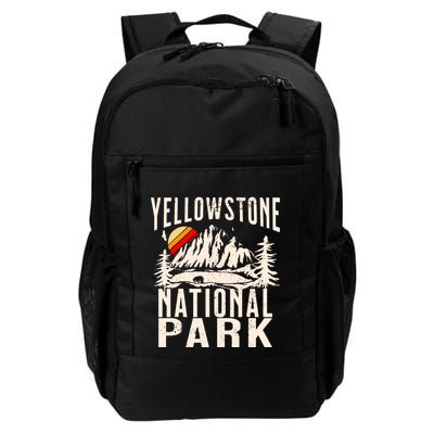 Vintage Retro Yellowstone National Park Backpack