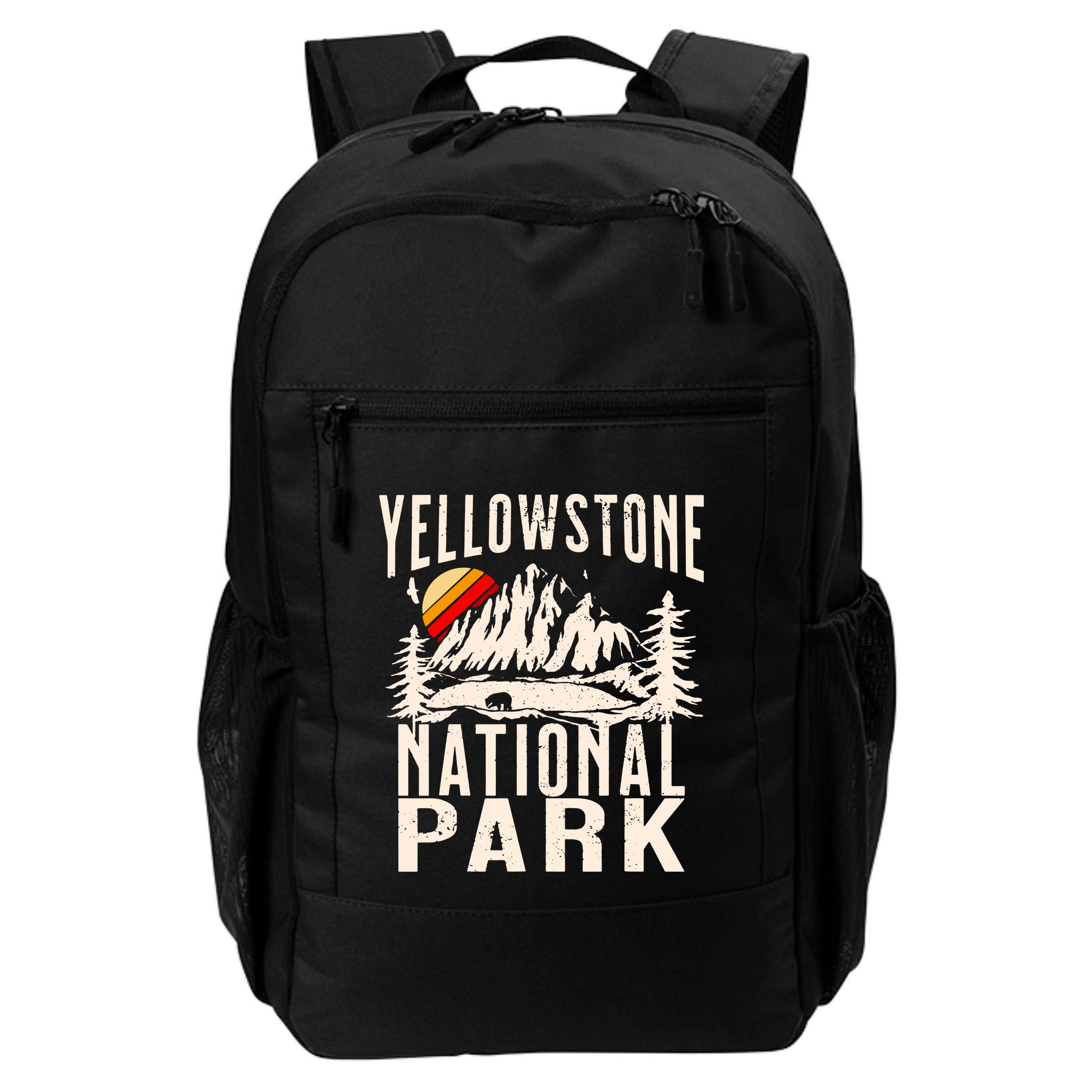 Vintage Retro Yellowstone National Park Backpack