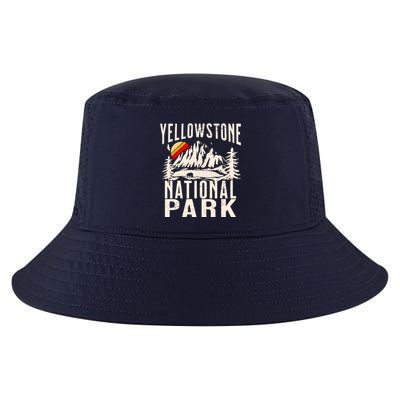 Vintage Retro Yellowstone National Park Cool Comfort Performance Bucket Hat