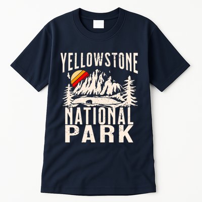Vintage Retro Yellowstone National Park Tall T-Shirt