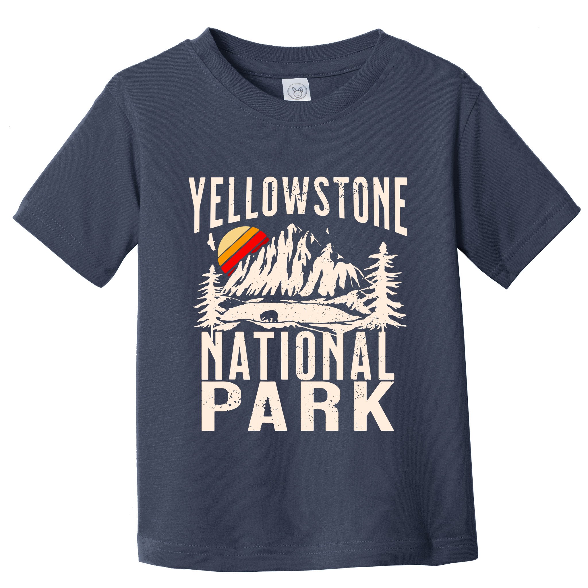Vintage Retro Yellowstone National Park Toddler T-Shirt