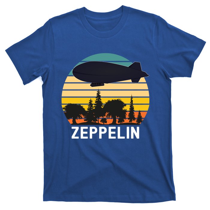 Vintage Retro Zeppelin Dirigible Airship Meaningful Gift T-Shirt