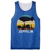 Vintage Retro Zeppelin  Dirigible Airship  Mesh Reversible Basketball Jersey Tank