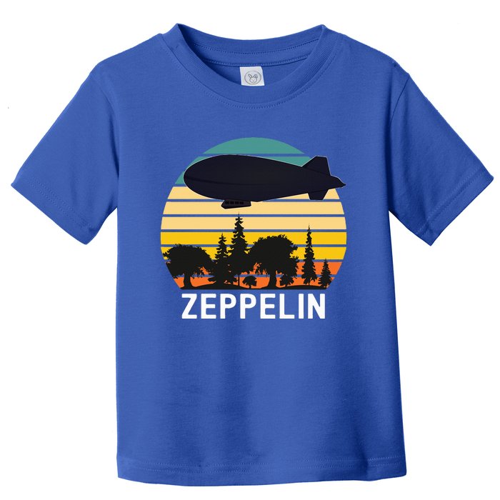 Vintage Retro Zeppelin  Dirigible Airship  Toddler T-Shirt