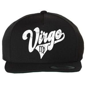 Virgo Retro Zodiac Astrology Horoscope Virgo Cool Gift Wool Snapback Cap