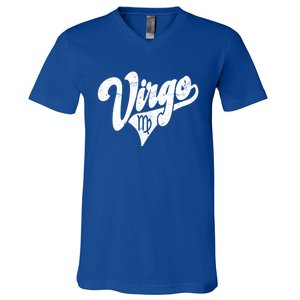 Virgo Retro Zodiac Astrology Horoscope Virgo Cool Gift V-Neck T-Shirt