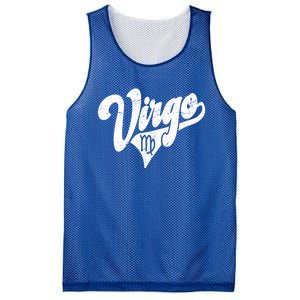 Virgo Retro Zodiac Astrology Horoscope Virgo Cool Gift Mesh Reversible Basketball Jersey Tank