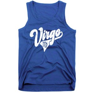 Virgo Retro Zodiac Astrology Horoscope Virgo Cool Gift Tank Top