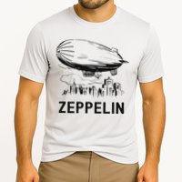 Vintage Retro Zeppelin Dirigible Airship Sketch Performance Shirt