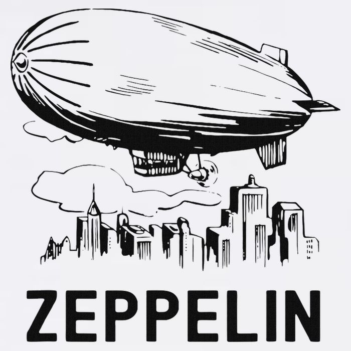 Vintage Retro Zeppelin Dirigible Airship Sketch Sweatshirt