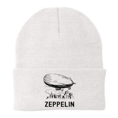 Vintage Retro Zeppelin Dirigible Airship Sketch Beanie