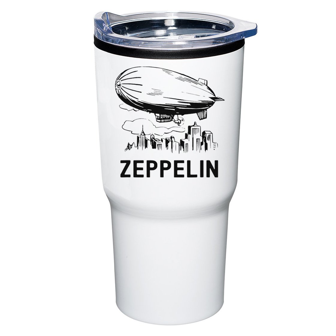 Vintage Retro Zeppelin Dirigible Airship Sketch Tumbler