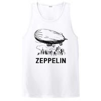 Vintage Retro Zeppelin Dirigible Airship Sketch PosiCharge Competitor Tank