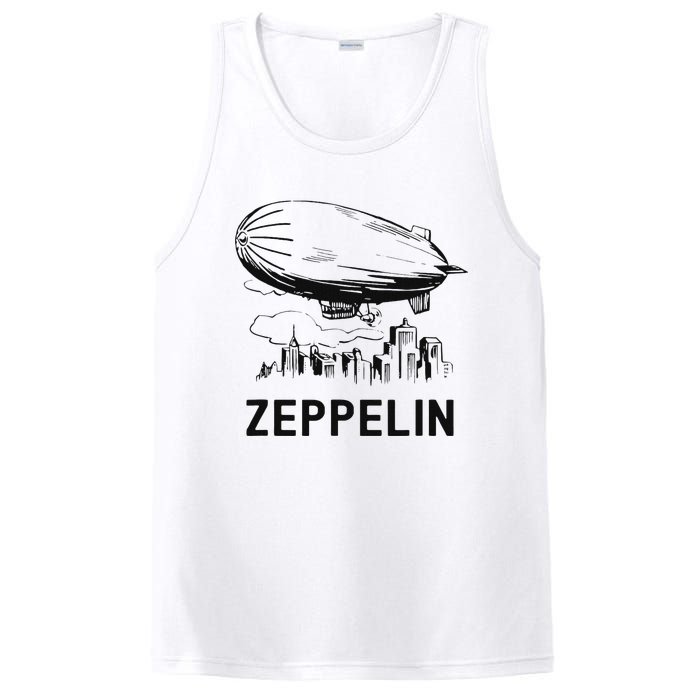 Vintage Retro Zeppelin Dirigible Airship Sketch PosiCharge Competitor Tank