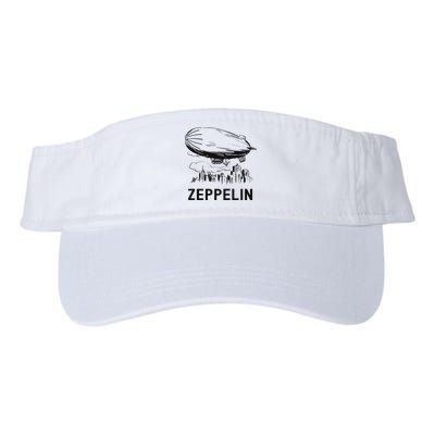 Vintage Retro Zeppelin Dirigible Airship Sketch Visor