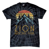 Vintage Retro Zion National Park Utah Tie-Dye T-Shirt