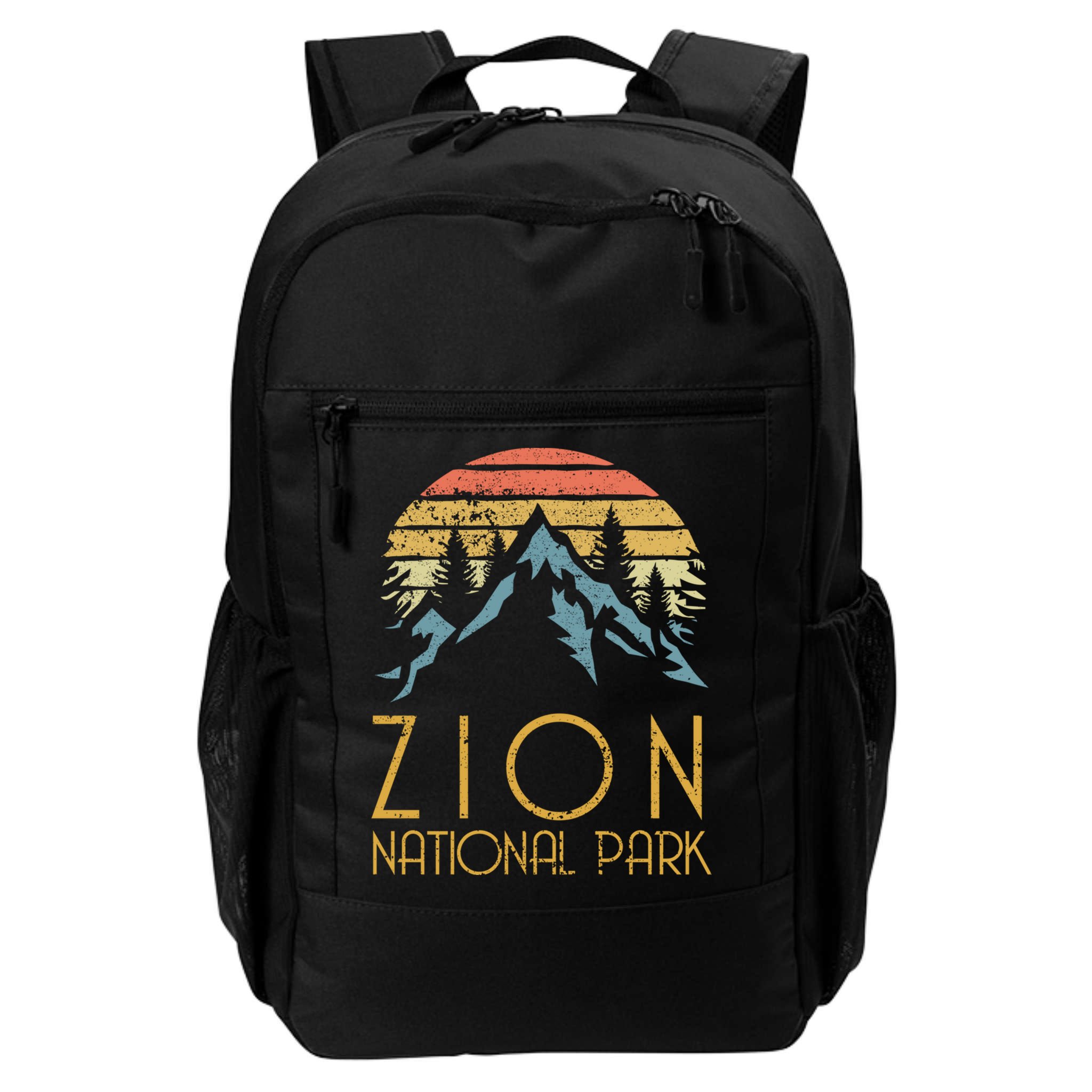 Vintage Retro Zion National Park Utah Funny Gift Backpack