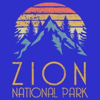 Vintage Retro Zion National Park Utah Funny Gift Baby Bodysuit