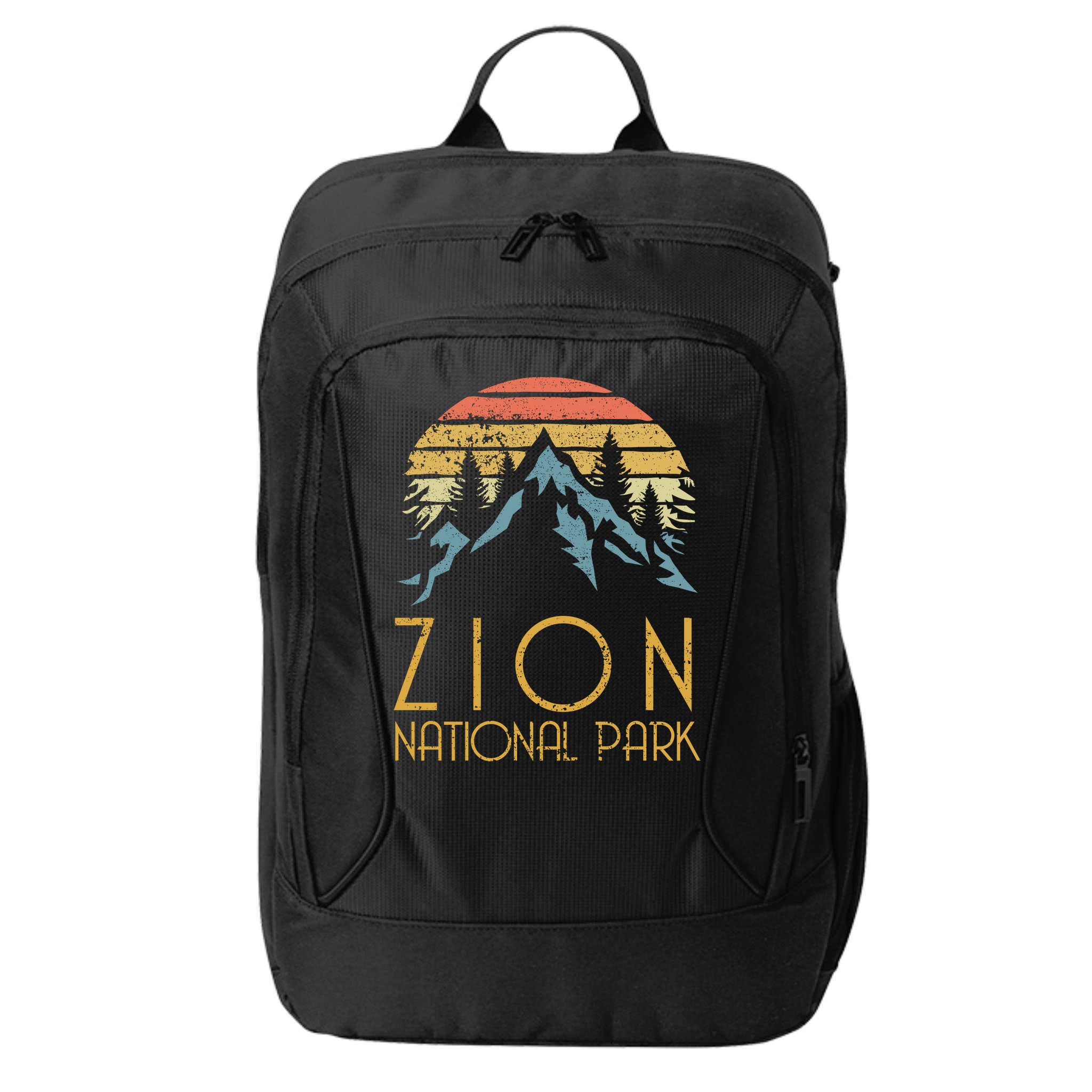 Vintage Retro Zion National Park Utah Sweagift City Backpack