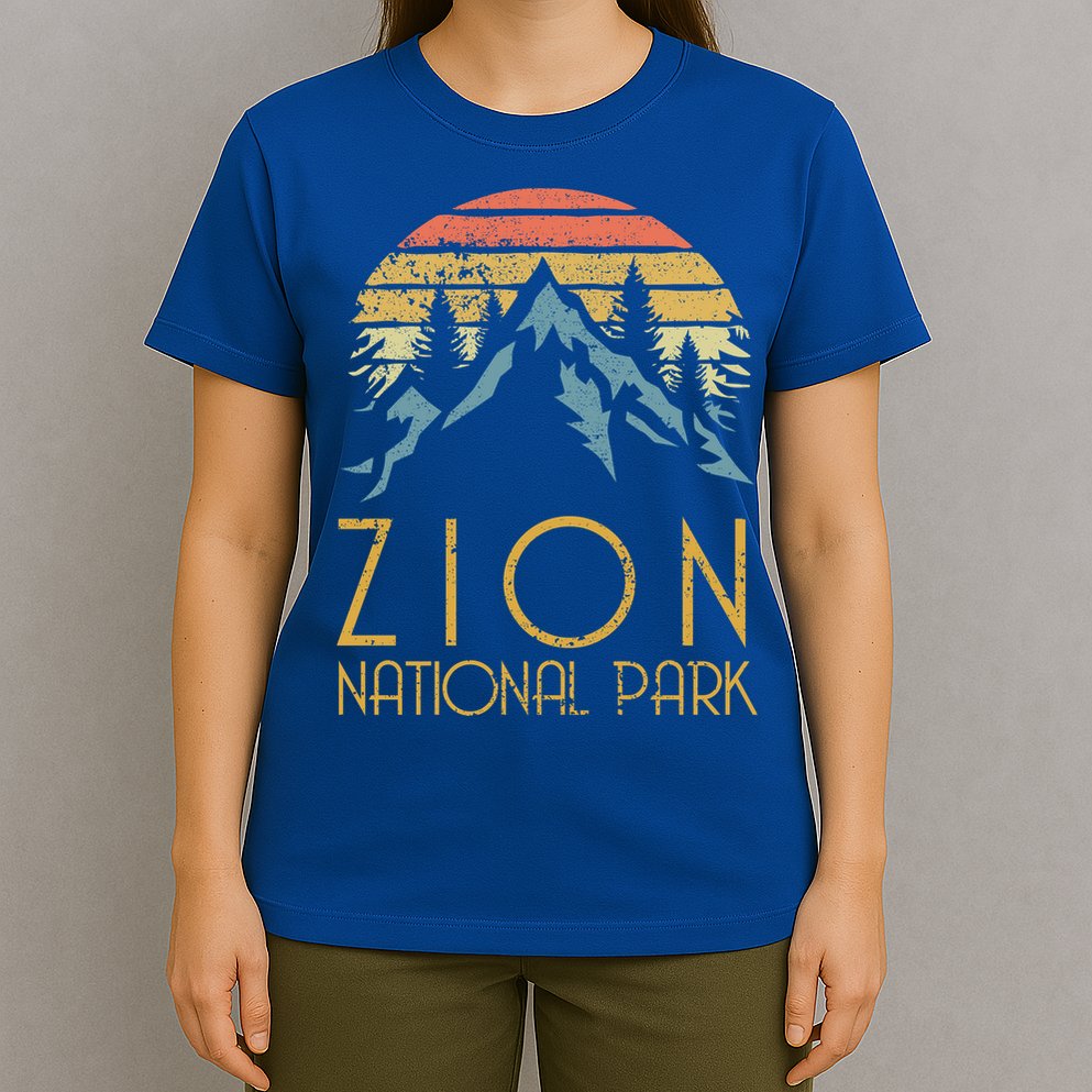 Vintage Retro Zion National Park Utah Sweagift T-Shirt