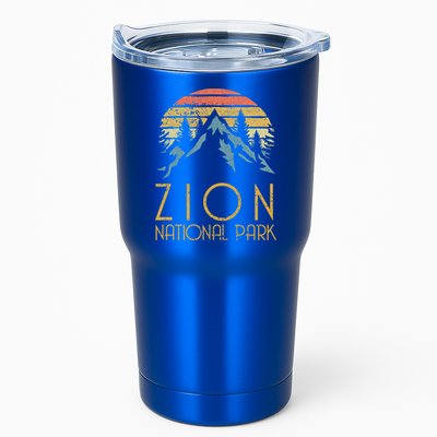 Vintage Retro Zion National Park Utah Sweagift Tumbler
