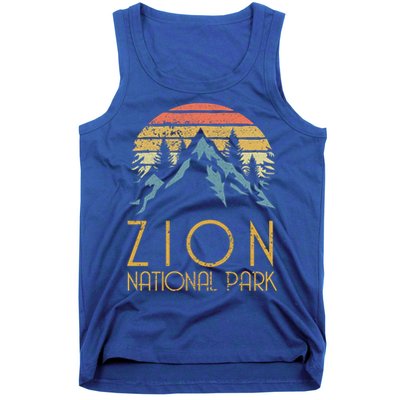Vintage Retro Zion National Park Utah Sweagift Tank Top