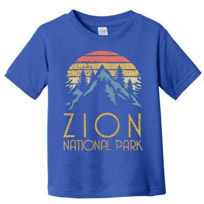 Vintage Retro Zion National Park Utah Sweagift Toddler T-Shirt