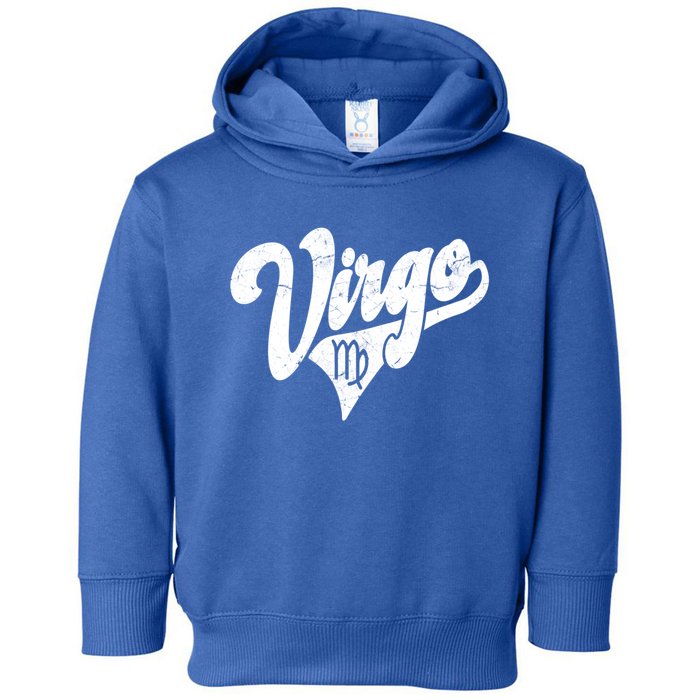 Virgo Retro Zodiac Astrology Horoscope Virgo Great Gift Toddler Hoodie