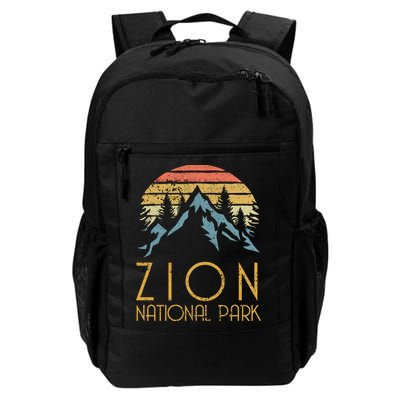 Vintage Retro Zion National Park Utah Gift Backpack