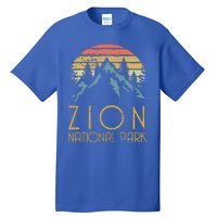 Vintage Retro Zion National Park Utah Gift Tall T-Shirt