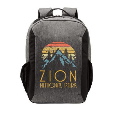 Vintage Retro Zion National Park Utah Gift Vector Backpack