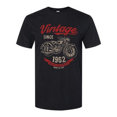 Vintage Since 1962 Birthday Gift Motorcycle Bike Softstyle® CVC T-Shirt