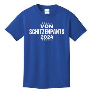 Von Shitzenpants 2024 Funny Trump Nickname Kids T-Shirt