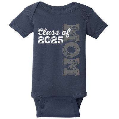 Vintage Senior 2025 Class Graduate Proud Mom Class Of 2025 Baby Bodysuit