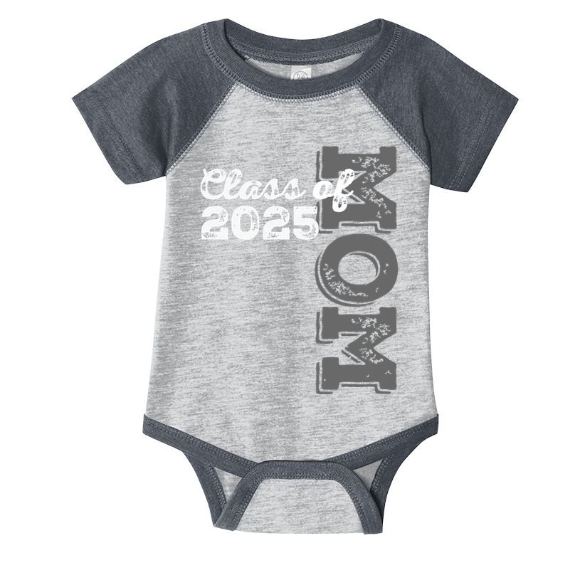 Vintage Senior 2025 Class Graduate Proud Mom Class Of 2025 Infant Baby Jersey Bodysuit