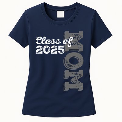 Vintage Senior 2025 Class Graduate Proud Mom Class Of 2025 Womens T-Shirt