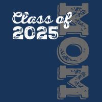 Vintage Senior 2025 Class Graduate Proud Mom Class Of 2025 Womens T-Shirt