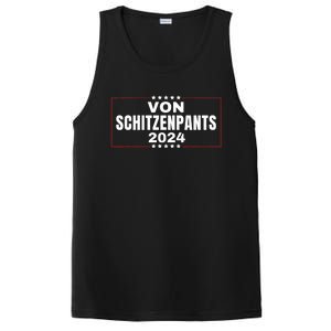 Von Shitzenpants 2024 Funny Trump Nickname PosiCharge Competitor Tank