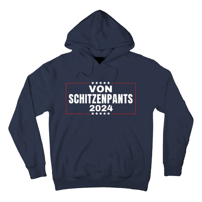 Von Shitzenpants 2024 Funny Trump Nickname Hoodie