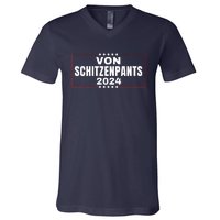 Von Shitzenpants 2024 Funny Trump Nickname V-Neck T-Shirt