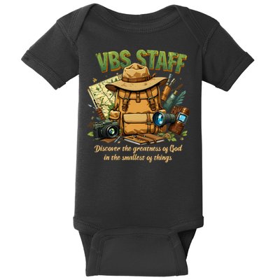 VBS Staff 2025 Adventure Magnified Smallest Insects VBS Team Baby Bodysuit